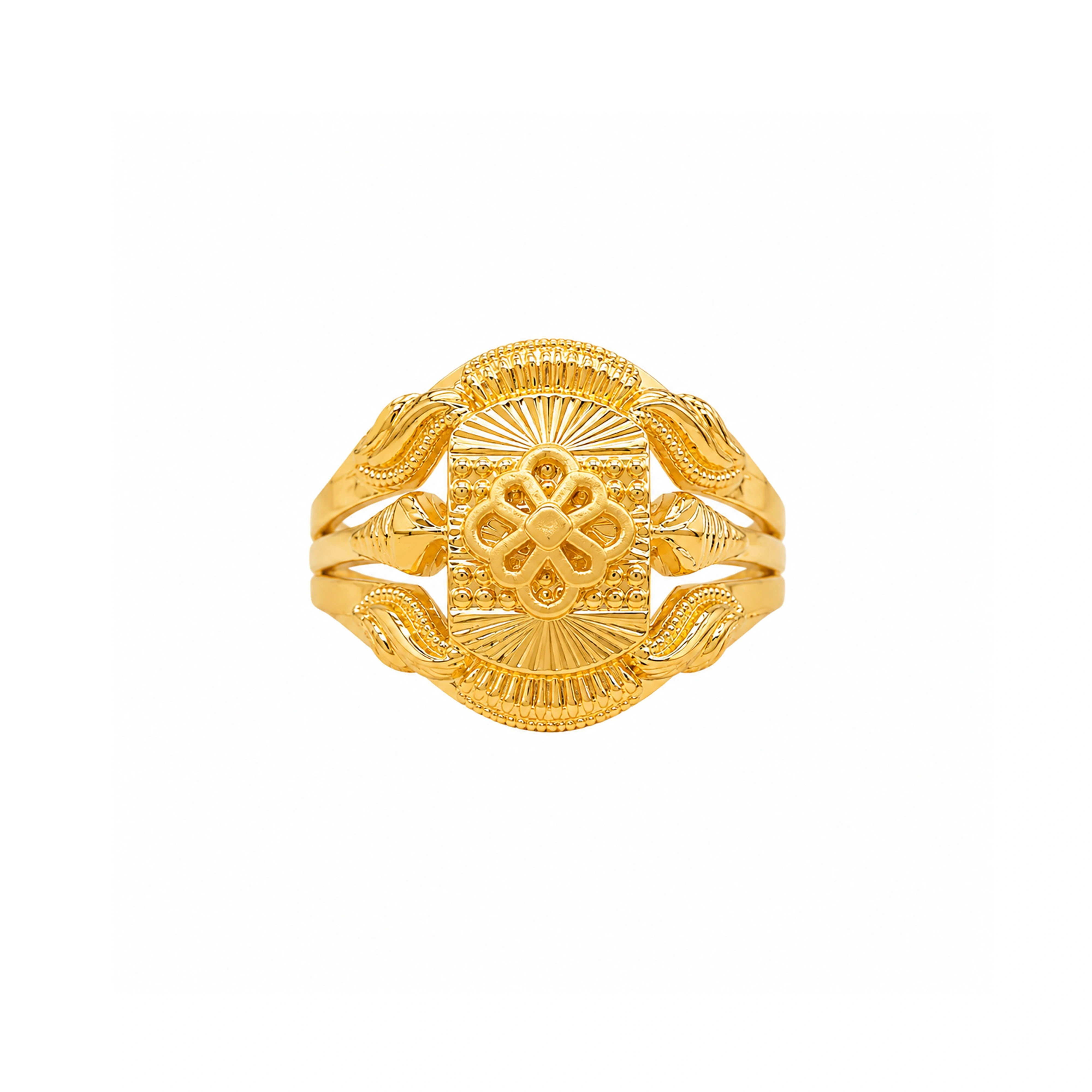 The GGR020220476 Gold Gents Ring