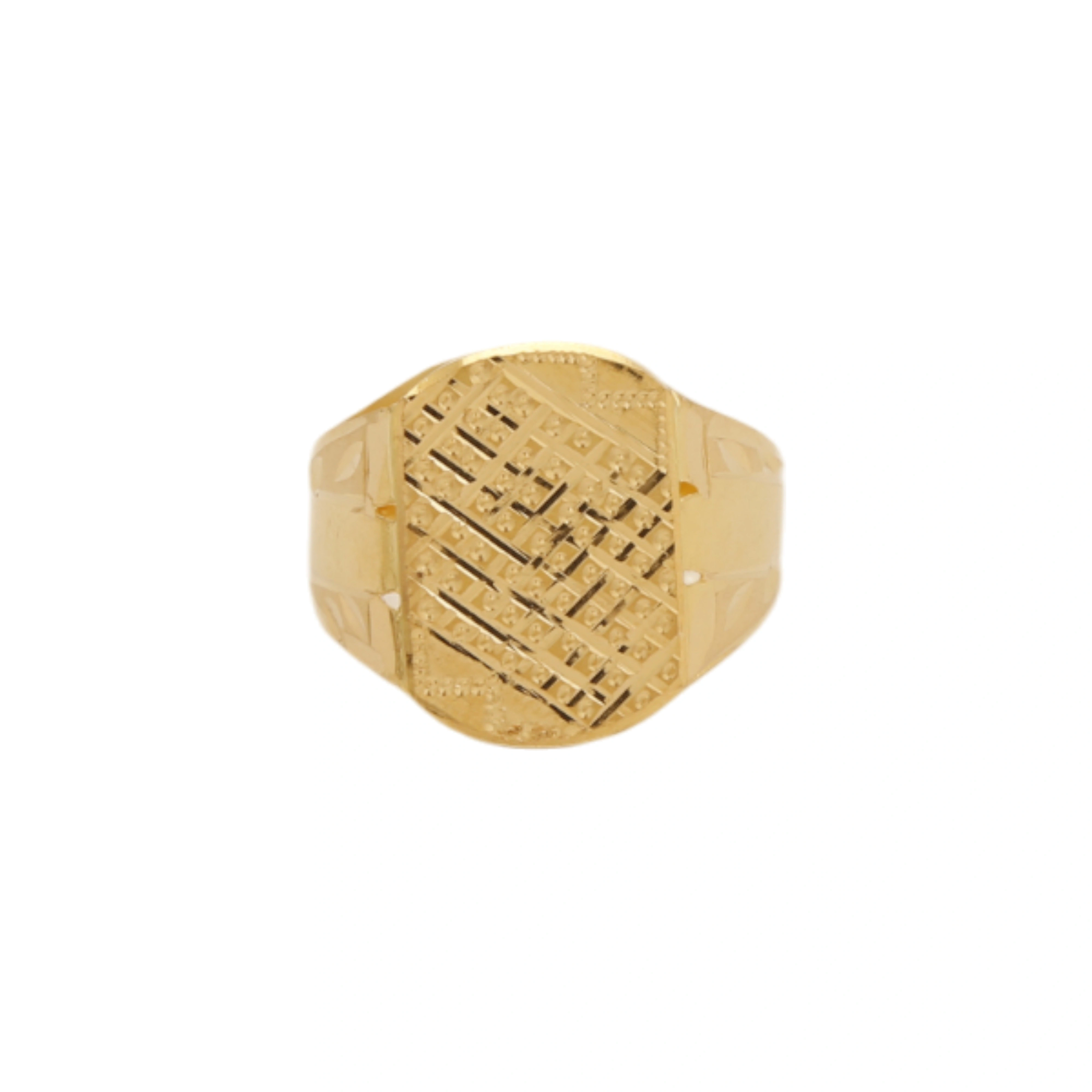 The GGR007700588 Gold Gents Ring