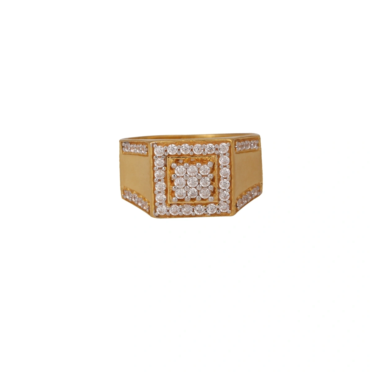 The GGR00323718 Gold Gents Ring