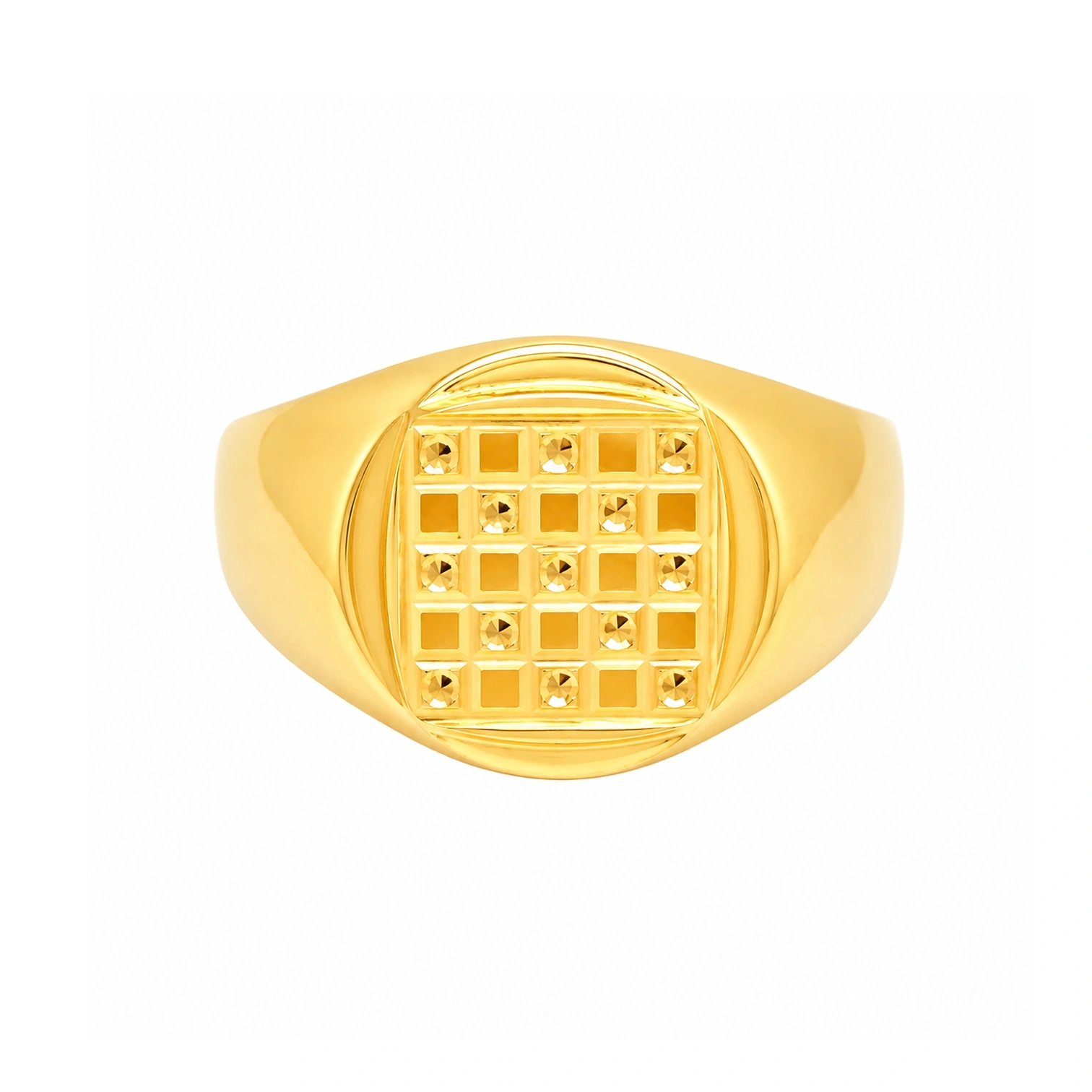 The GGR023700041 Gold Gents Ring