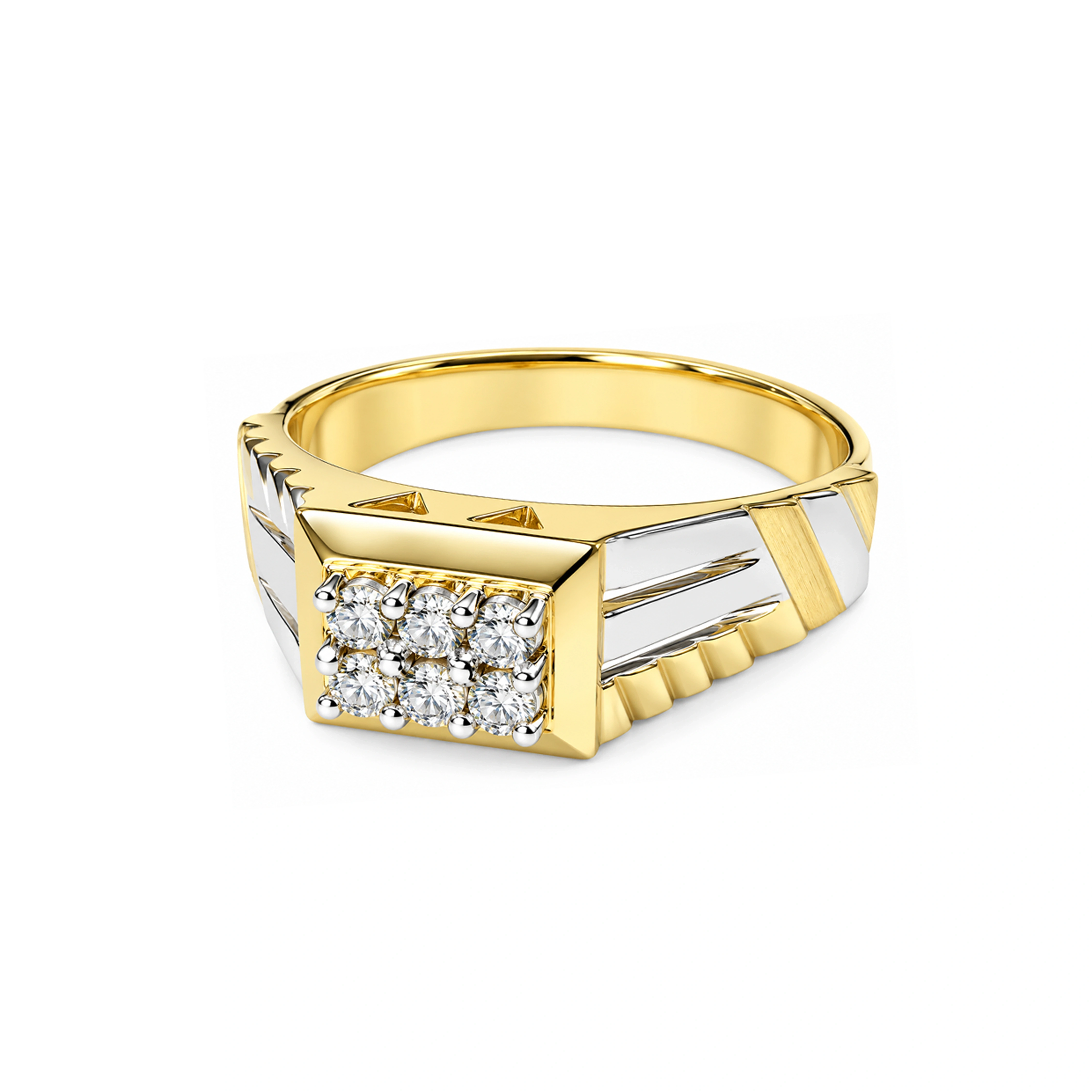 The Diamond Gents Ring GR01007B