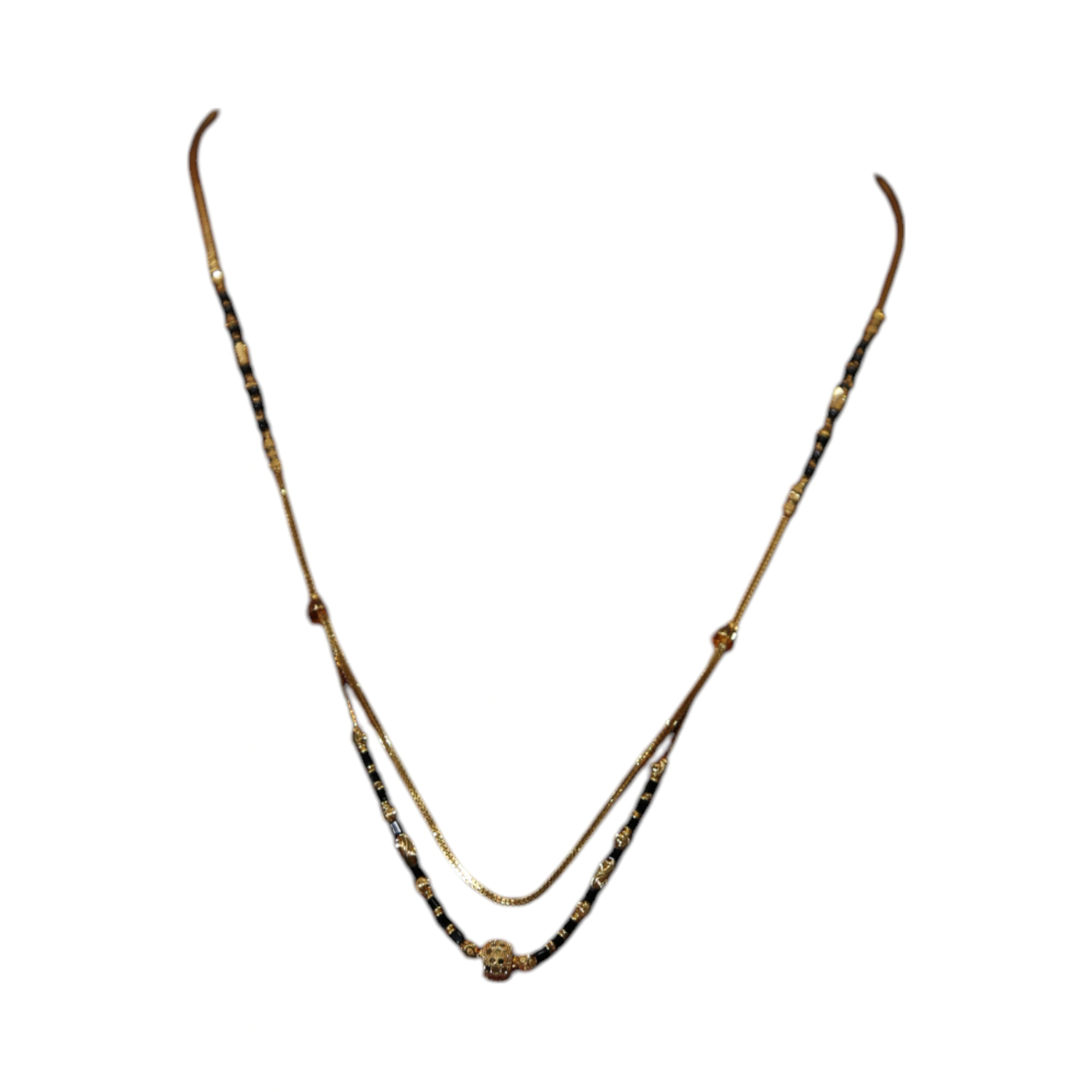 The GMS020219318 Gold Mangalsutra