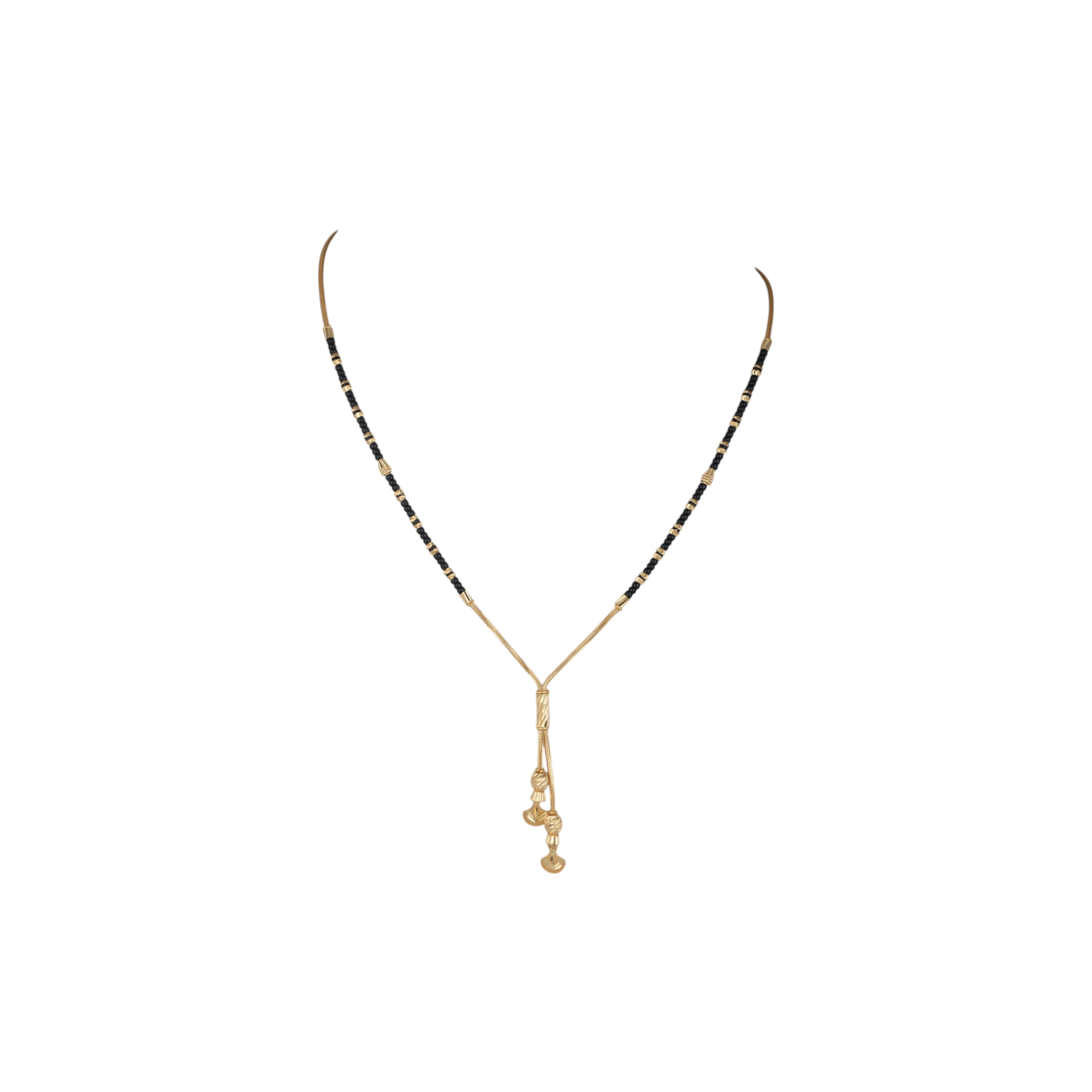 The GMS020219340 Gold Mangalsutra