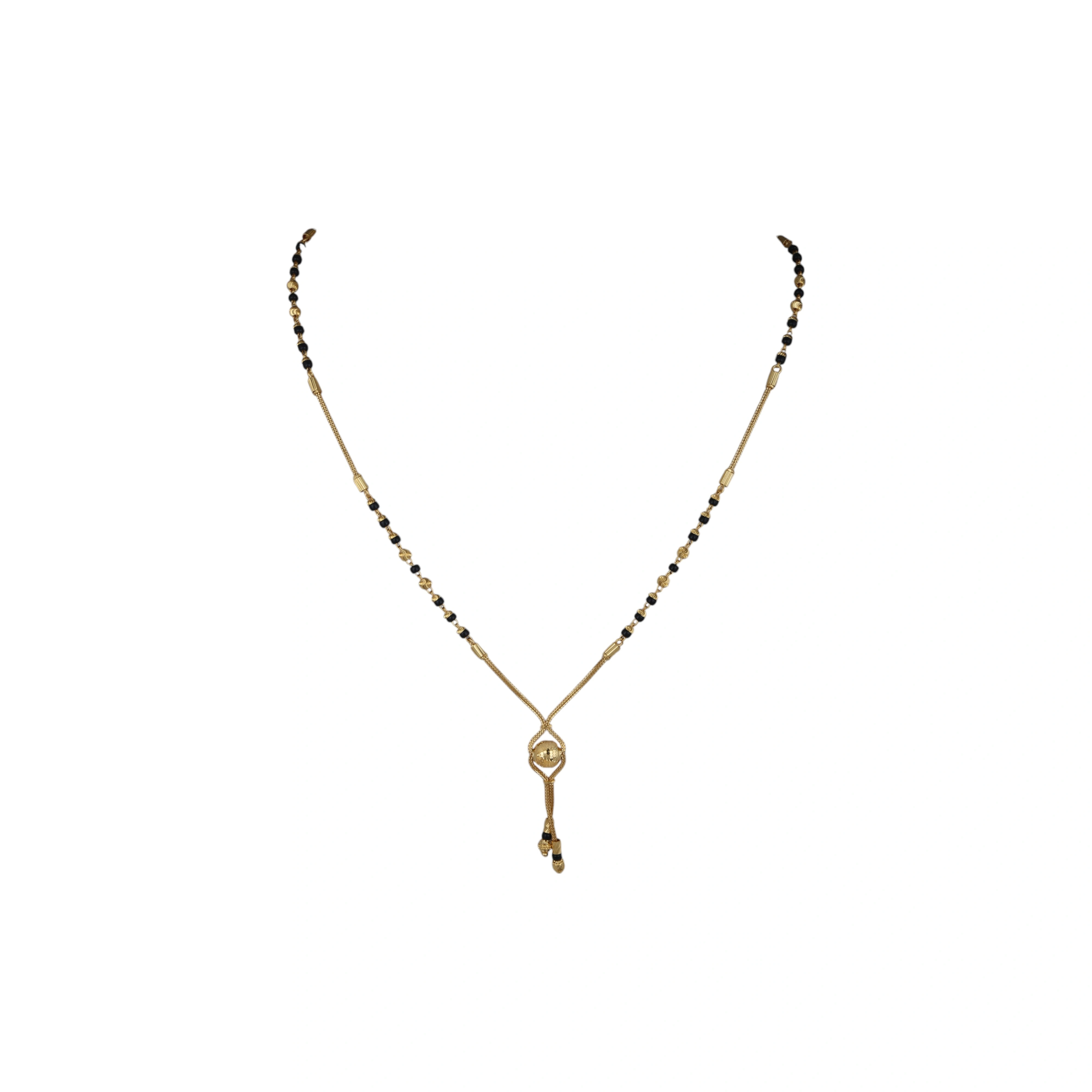 The GMS028500101 Gold Mangalsutra