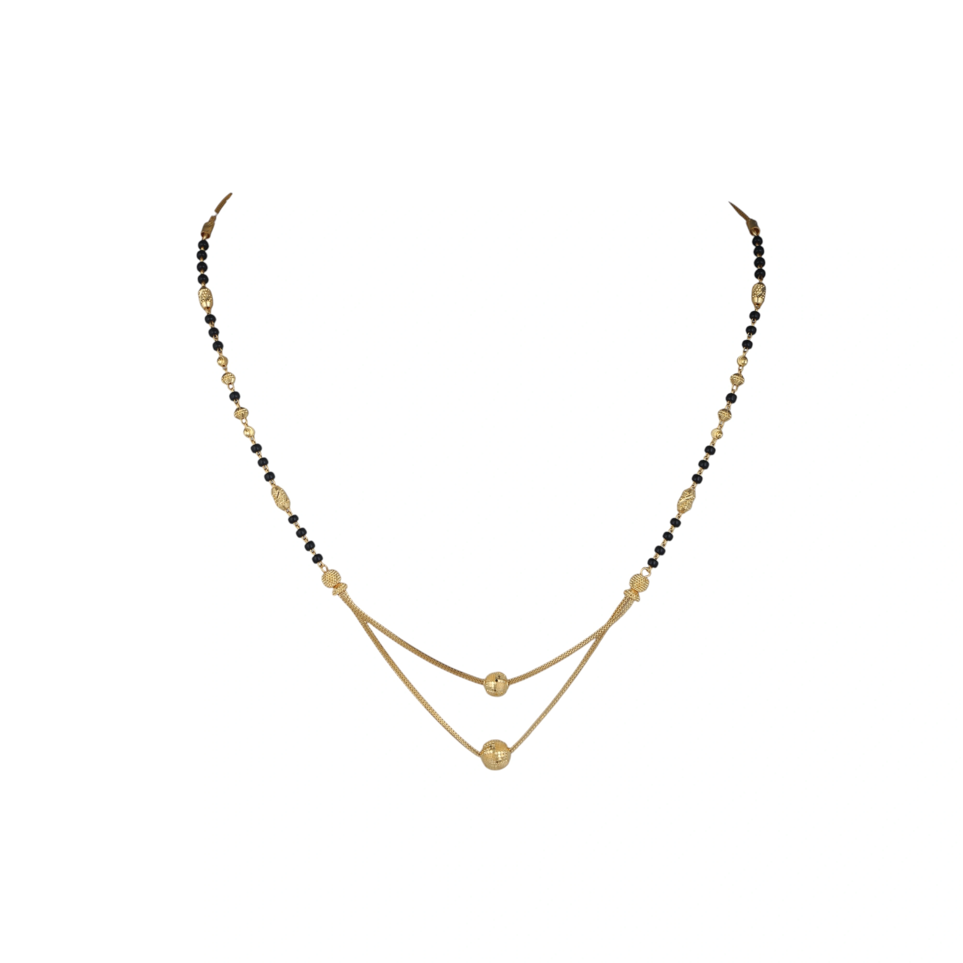 The GMS028500128 Gold Mangalsutra